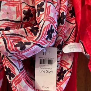 J. Jill Floral Scarf - Sangria Multi